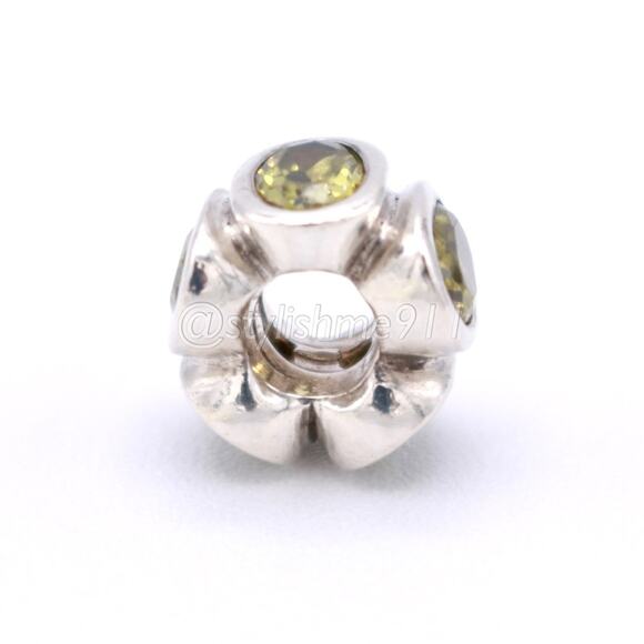 Authentic PANDORA Green Oval Lights Charm - 790311GCZ - Picture 8 of 9